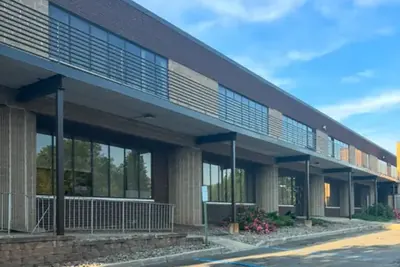 Building commercial strip, project building in New York
