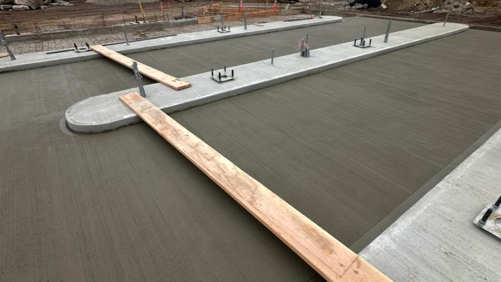 Concrete large pour, concrete work in New York