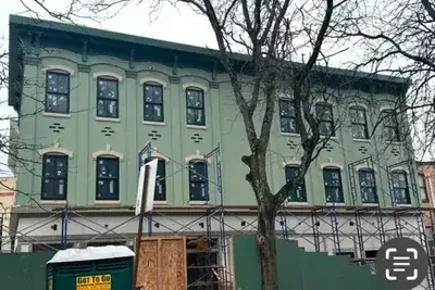 Facade victorian street, facade restoration in New York