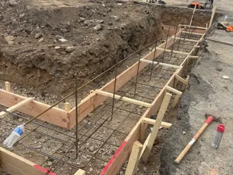 Foundation work in New York