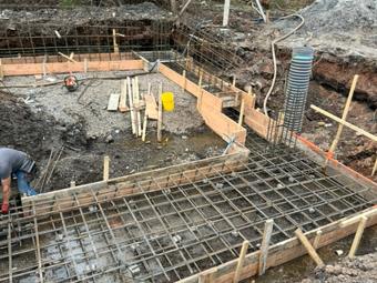 Foundation work in New York