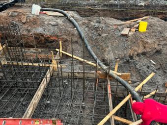 Foundation work in New York