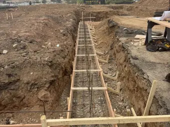 Foundation work in New York