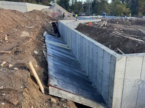 Foundation work in New York