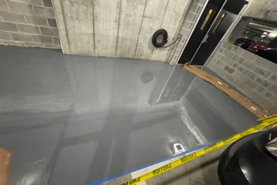 Parking garage work in New York
