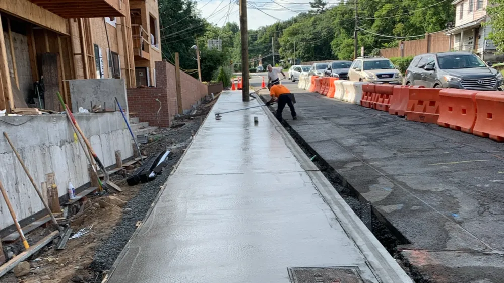 Sidewalks and Curbs work by Executive Building Systems in New York City