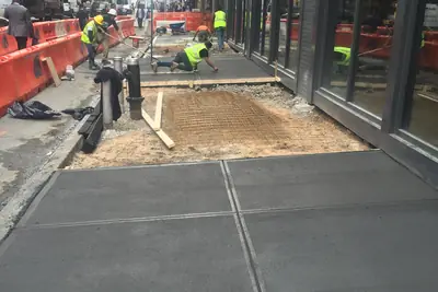Sidewalk violations removed, New York City