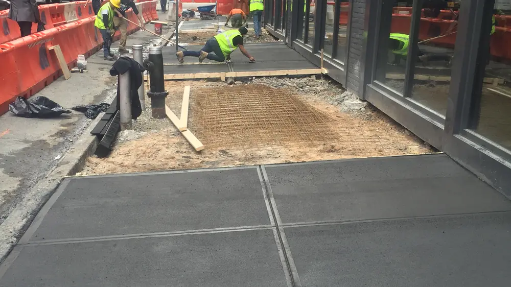 Sidewalk violations, sidewalk violations removed, New York City