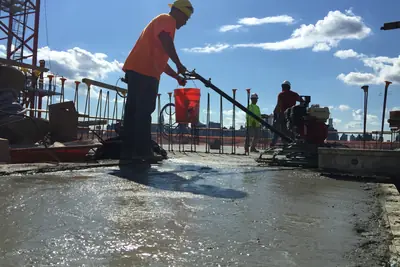 Structural concrete, 260,000 square feet, New York metropolitan area