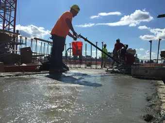 Structural concrete, 260,000 square feet, New York metropolitan area