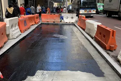 Site work, vault repair and waterproofing, New York City